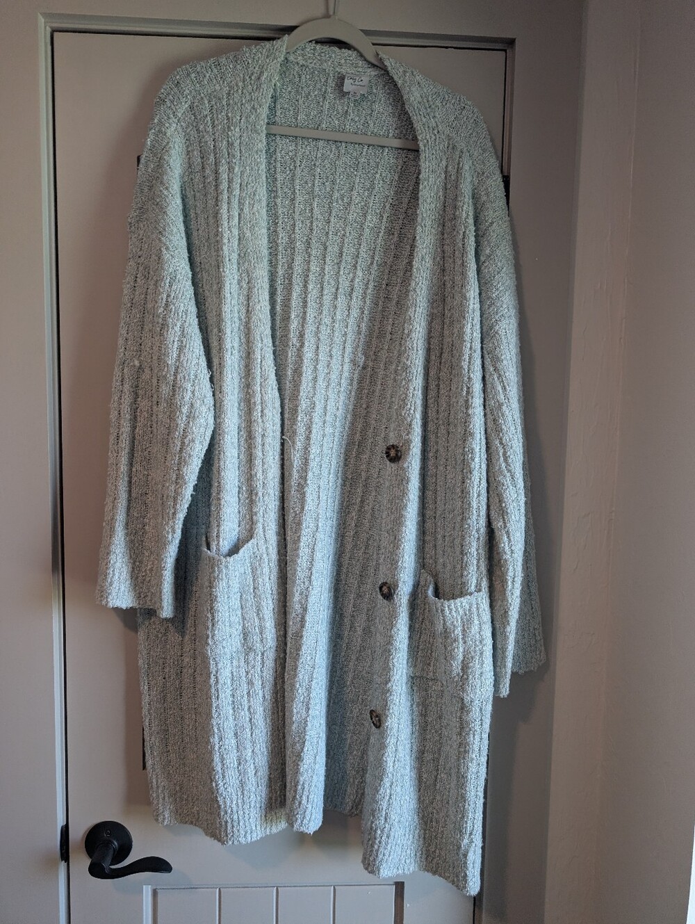 Mint Green Cardigan